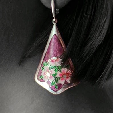 СЕРЬГИ "РОЗОВЫЙ БУКЕТ"