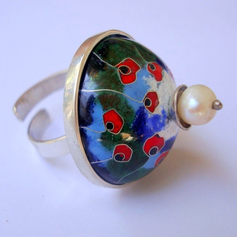 КОЛЬЦО "МАКИ И РОСА"