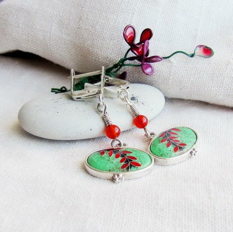 СЕРЬГИ "РЯБИНУШКА"