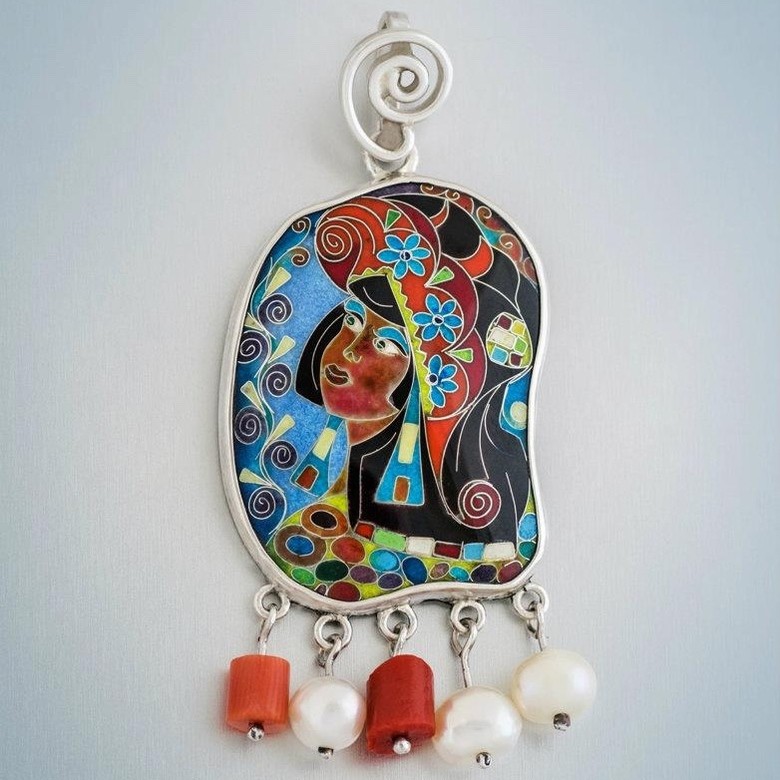 КУЛОН "ИНДИАНОЧКА"