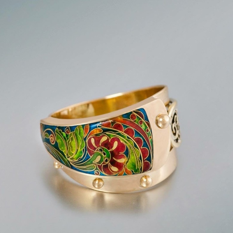 КОЛЬЦО "КРАСНЫЙ ЦВЕТОК"