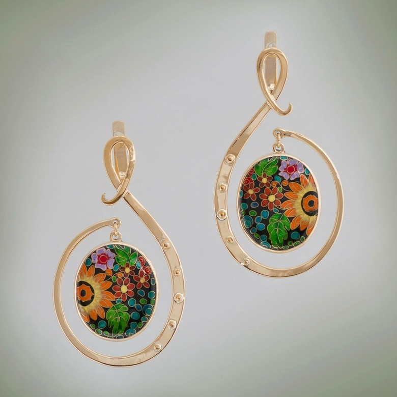 СЕРЬГИ "ЦВЕТЫ"