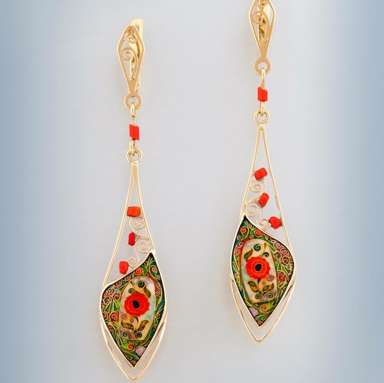 СЕРЬГИ "МАКИ"