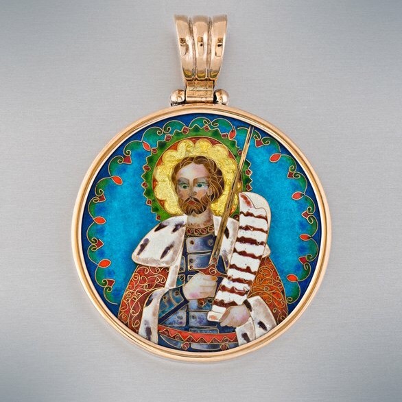 ИКОНА "СВЯТОЙ АЛЕКСАНДР НЕВСКИЙ"