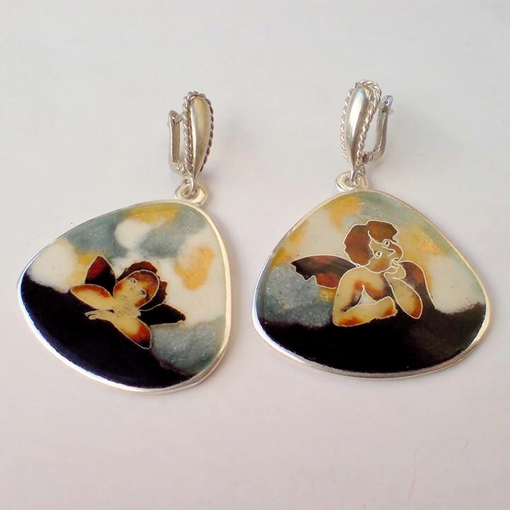 СЕРЬГИ "АНГЕЛЫ РАФАЭЛЬ"