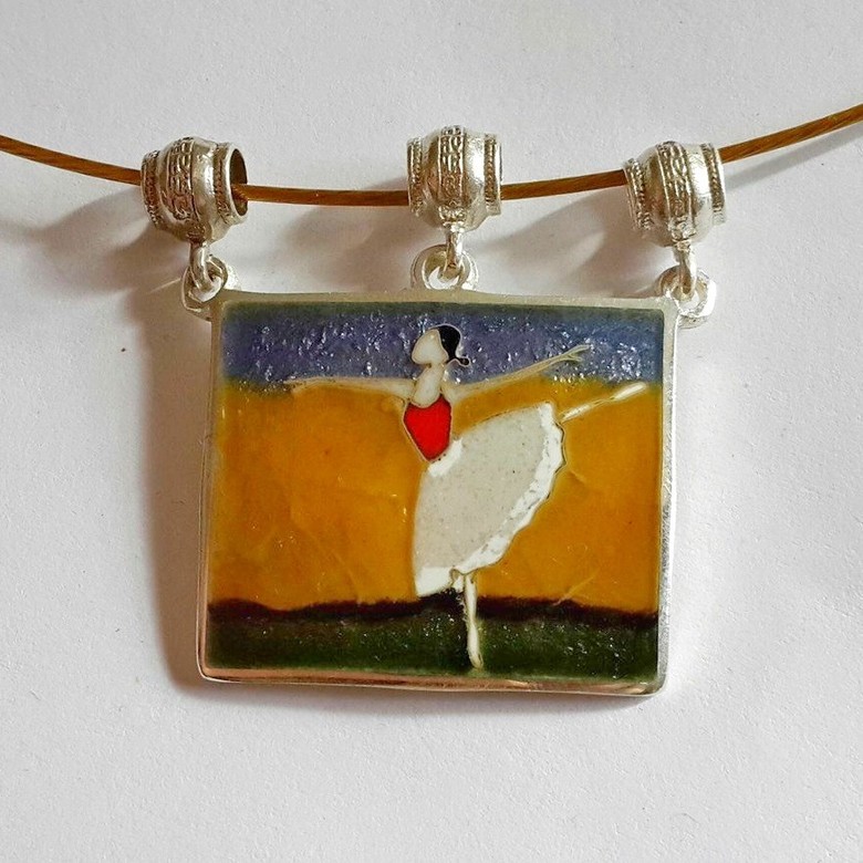 КУЛОН "ТАНЕЦ БАЛЕРИНЫ"