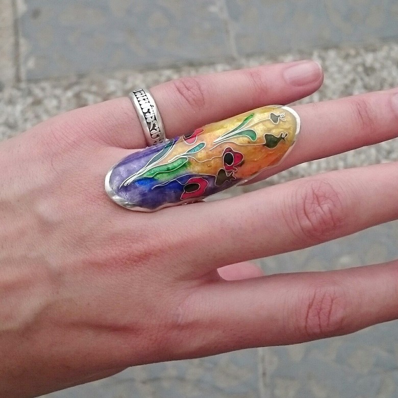 КОЛЬЦО "ЛЕТНИЕ МАКИ"