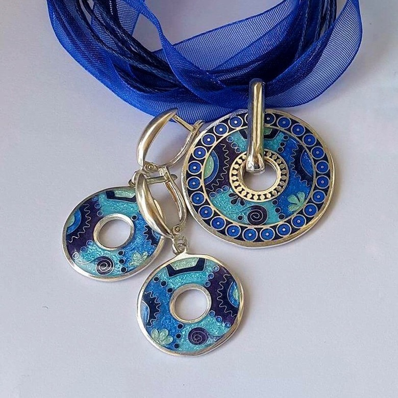 КОМПЛЕКТ "СИНИЕ УЗОРЫ"