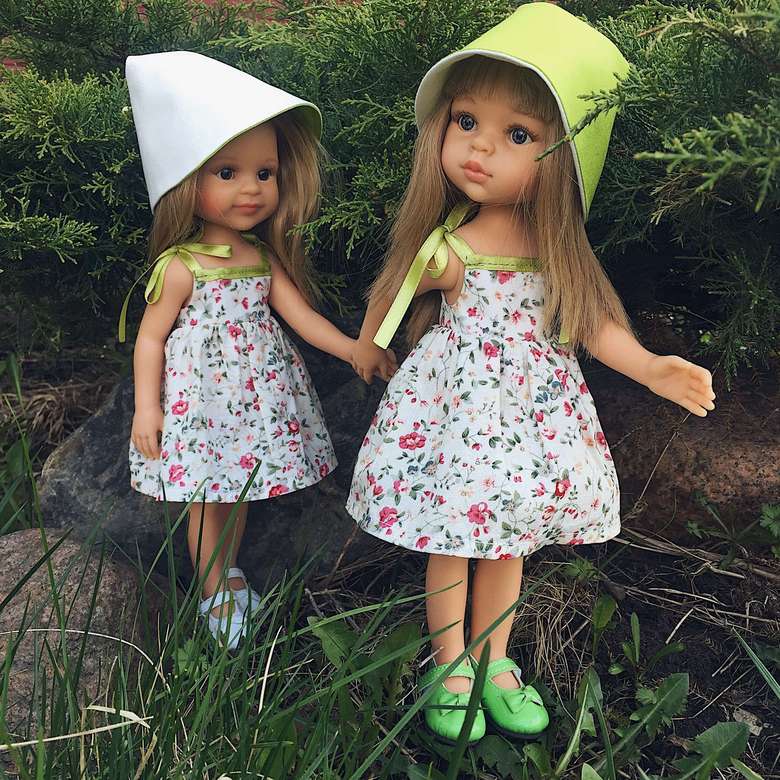 Cotton sundress "Botanical"