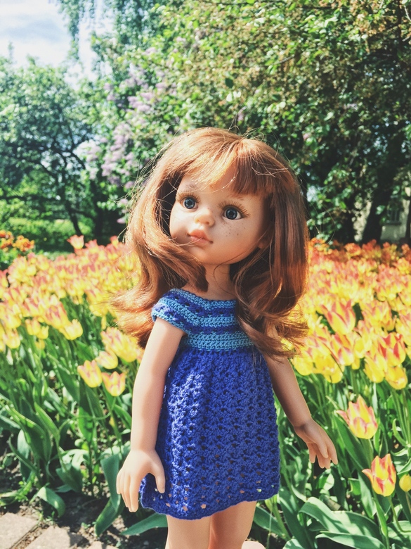 Knitted dress "Cruise collection"