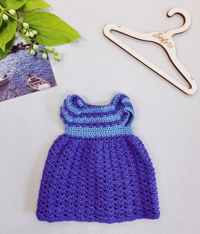 Knitted dress "Cruise collection"