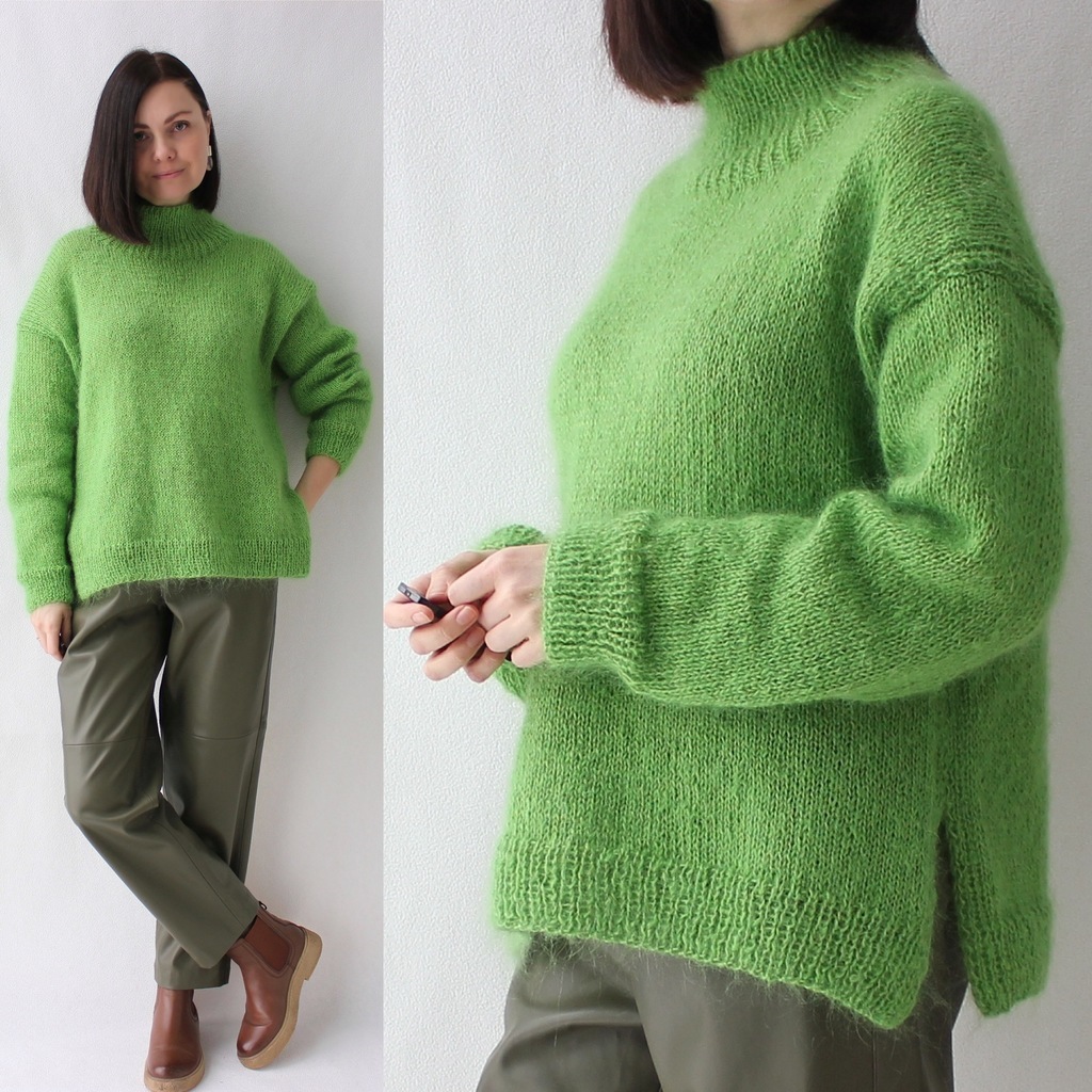 Мастер-класс по вязанию Свитер Trendy Mohair