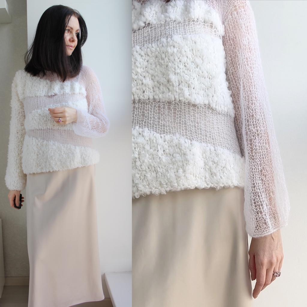 Мастер-класс Свитер Букле