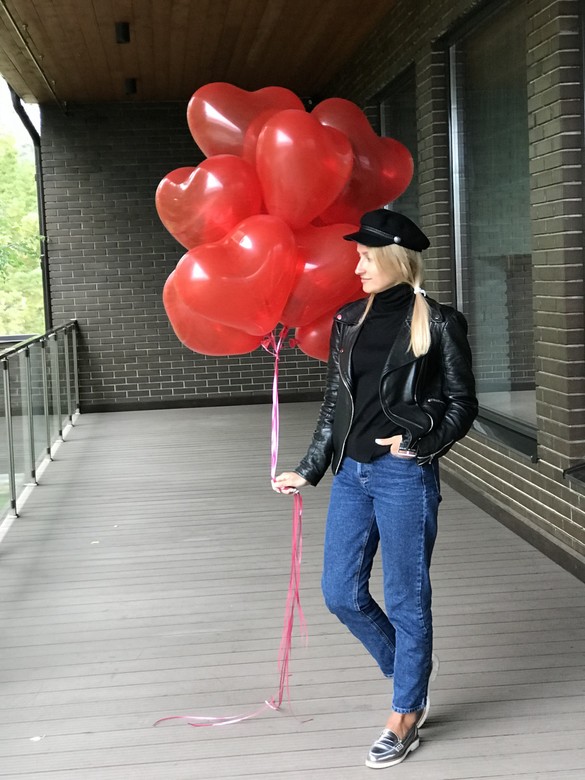 Шарик 35* с рисунком или формой