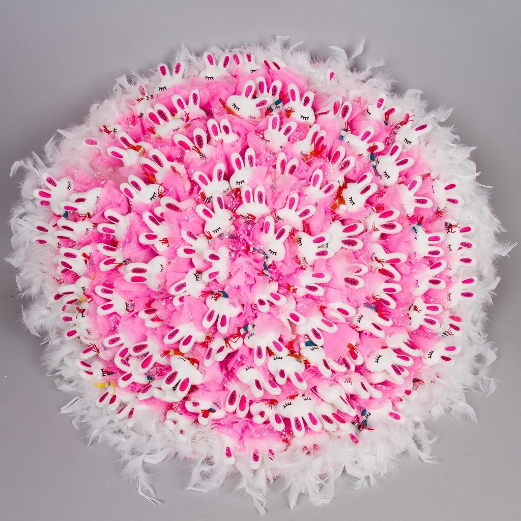 030628  / Букет «103 зайца», 80 см