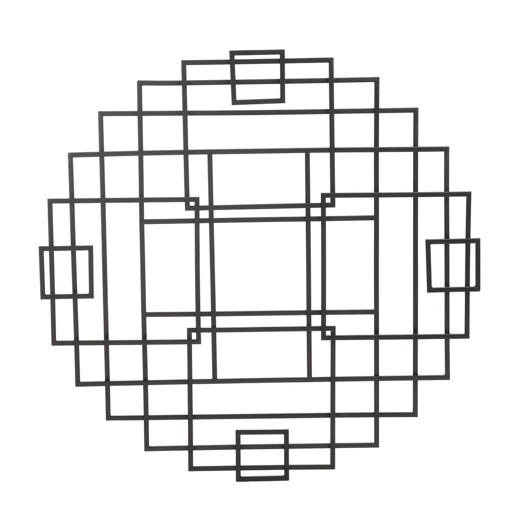 045637 / Арт-инсталляция на стену «Геометрия в ковке», 85х85см