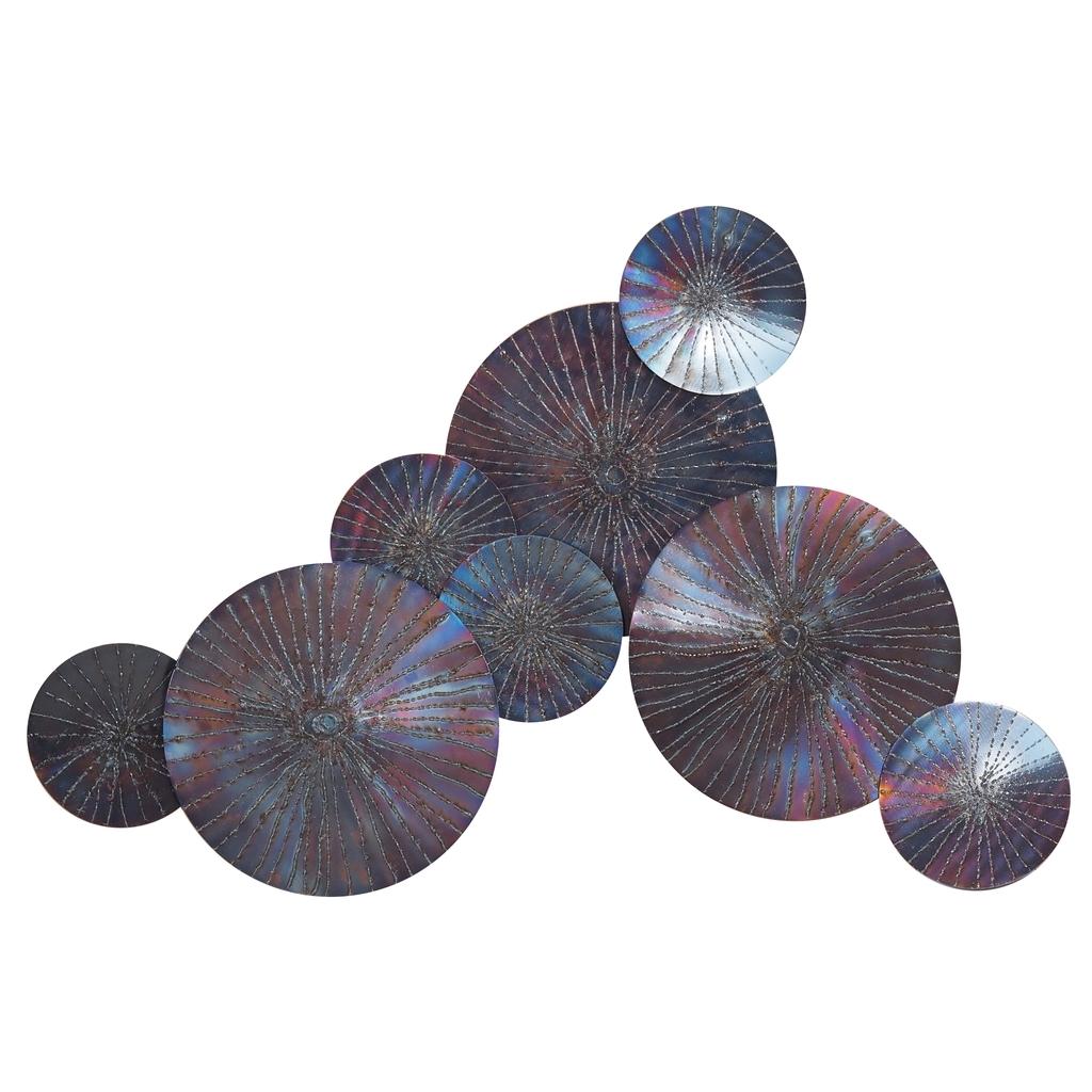 044936 / Арт-инсталяция «Радужные круги», 107х57см