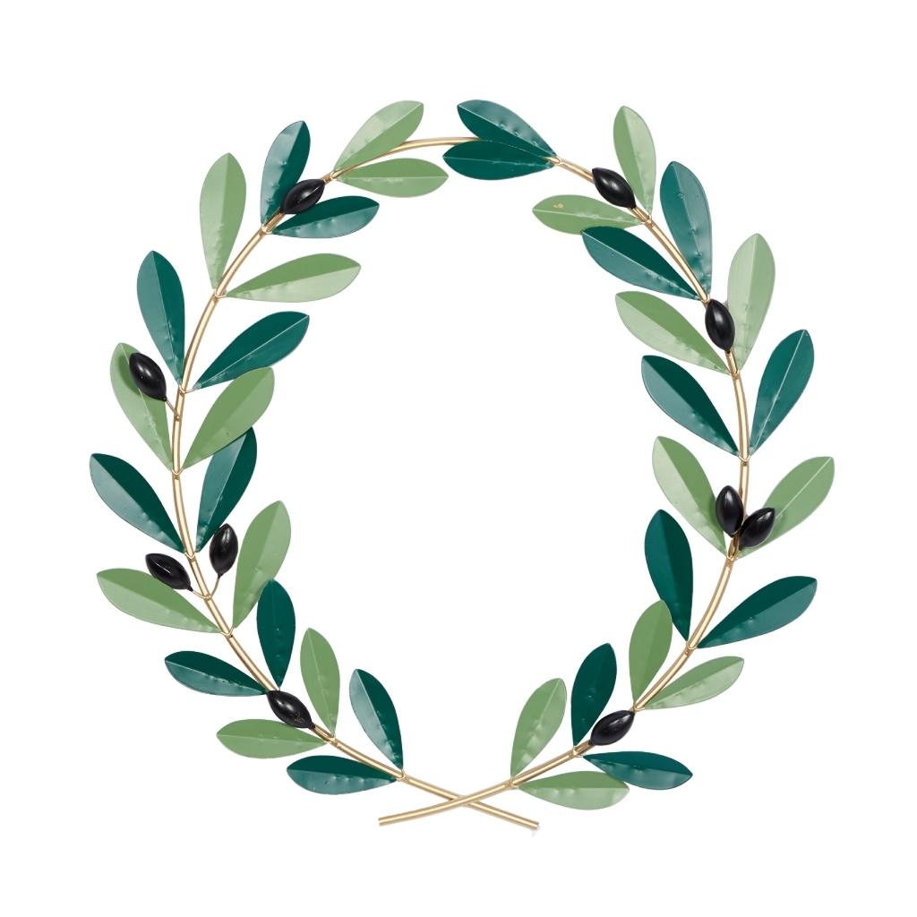 046507 / Объемный декор «Лавровый венок», 55см