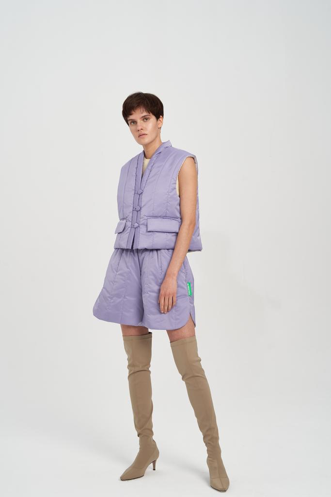 Стеганые шорты "Лаванда"