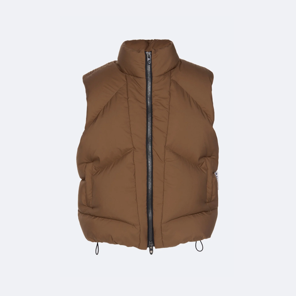 Пуховый жилет "Шоколад"