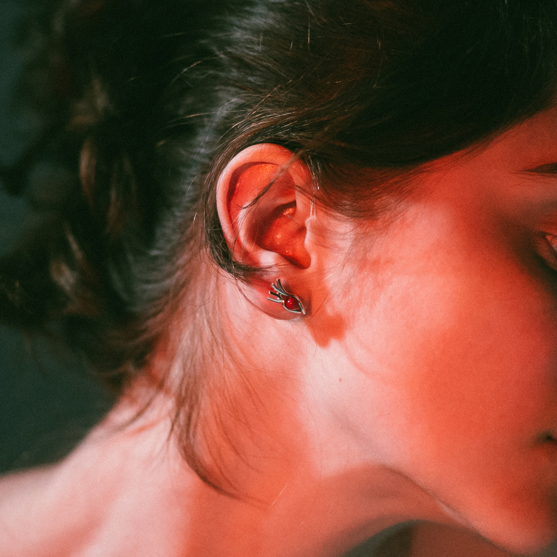 Coral Earrings