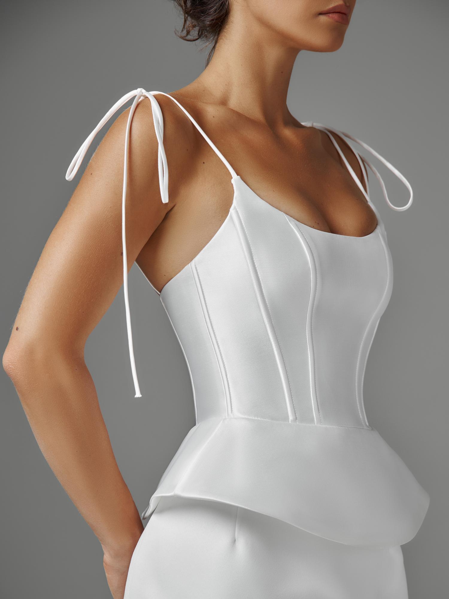 Корсет с баской 091