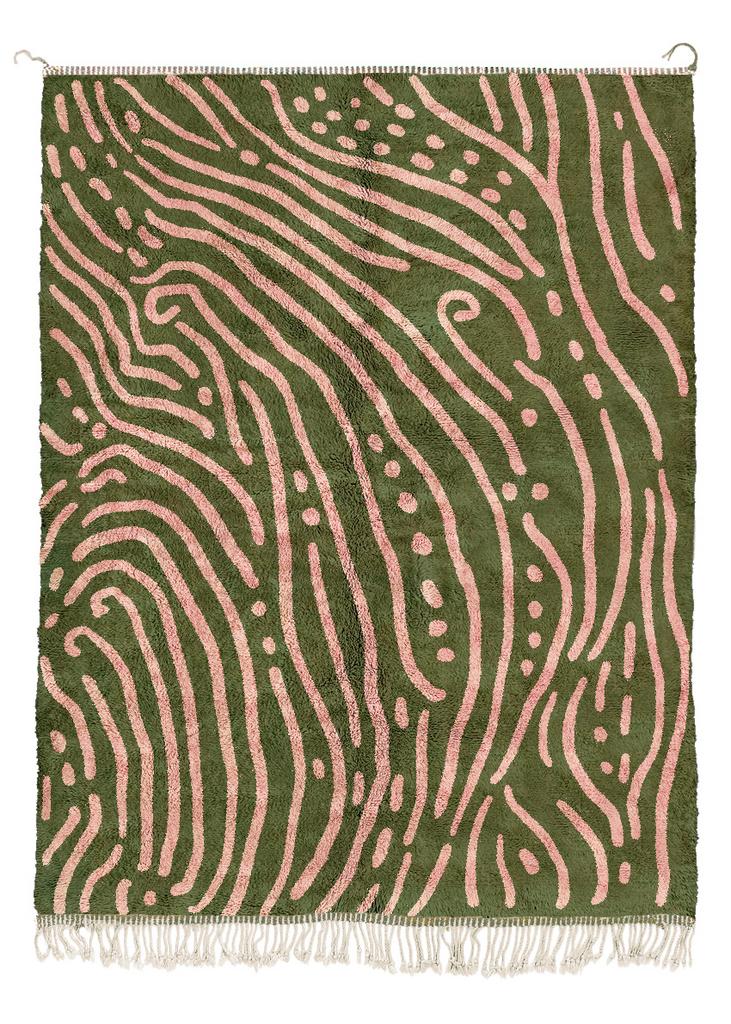 Берберский ковёр Beni Mrirt "Landart No1"