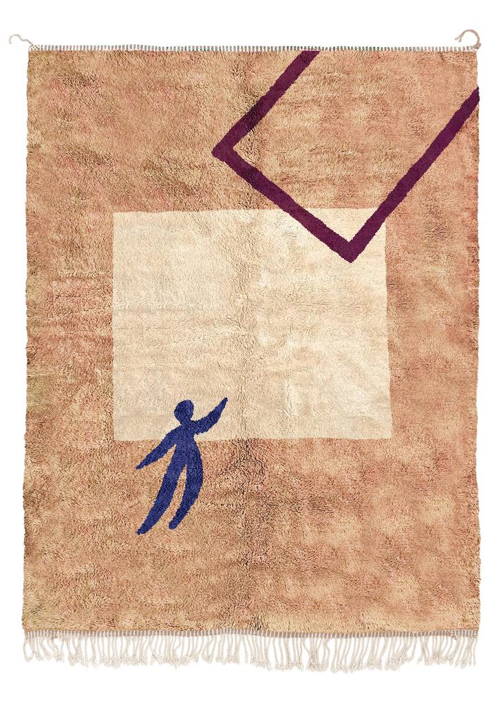 Берберский ковёр Beni Mrirt "Henry no4"