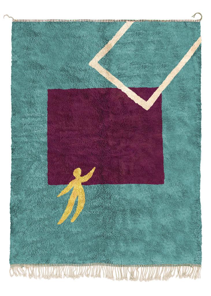 Берберский ковёр Beni Mrirt "Henry no3"