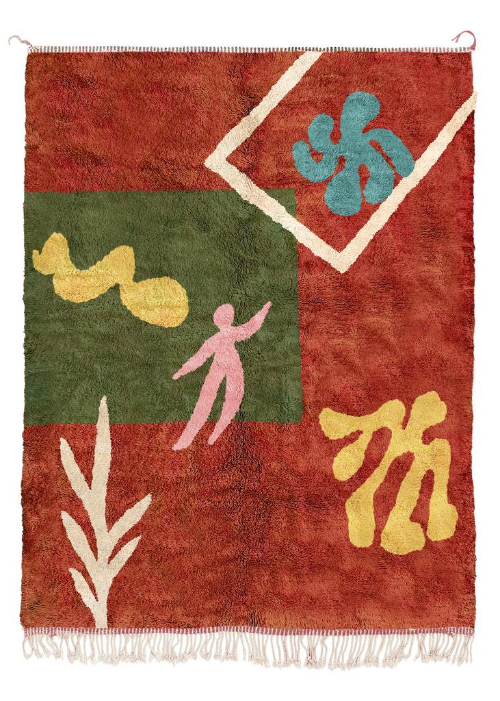 Берберский ковёр Beni Mrirt "Henry no1"