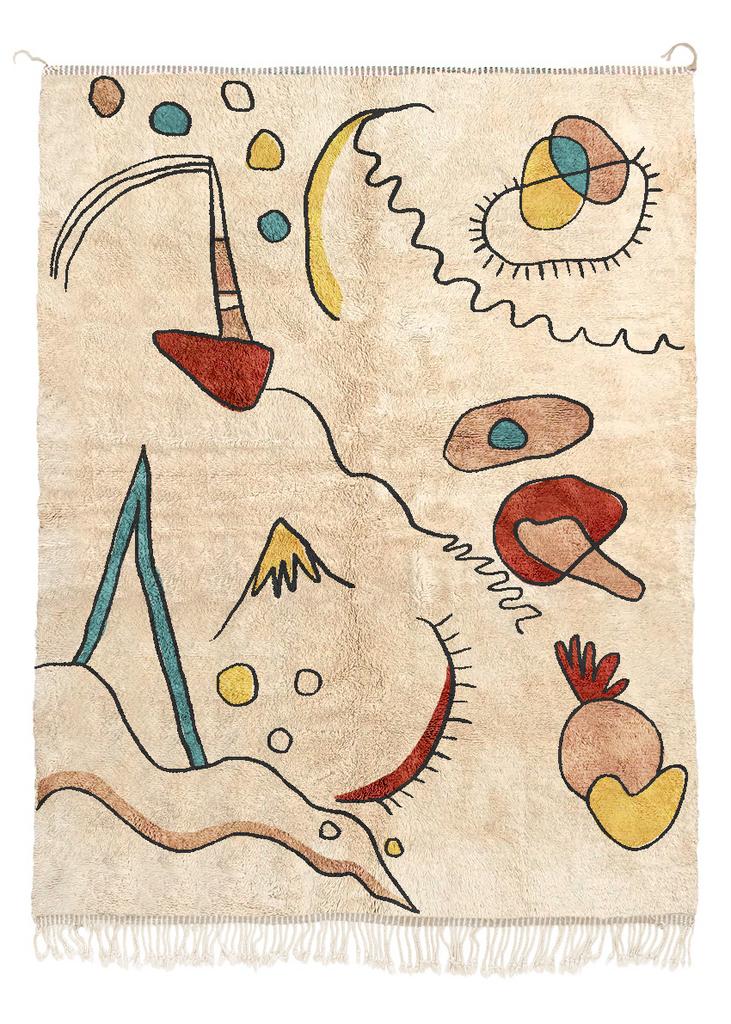 Берберский ковёр Beni Mrirt "Wassily no1"