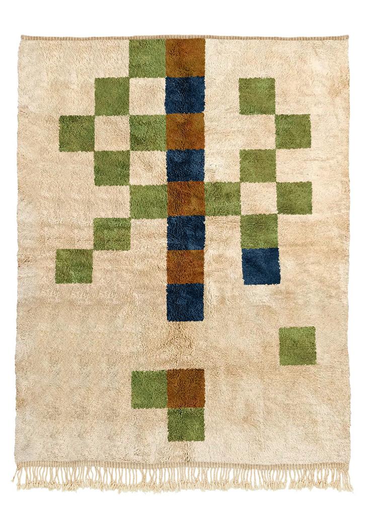 Марокканский ковёр Beni Mrirt "Composition n.2.3"