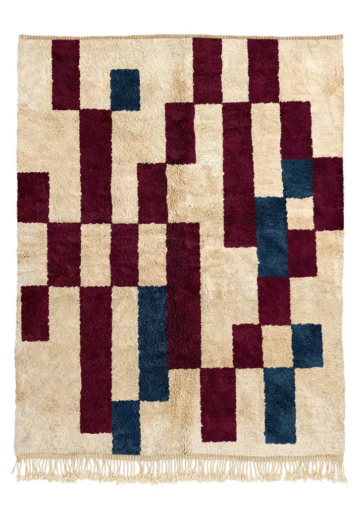 Марокканский ковёр Beni Mrirt "Composition n.4.3"