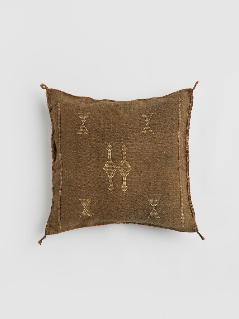 Марокканская подушка Сабра Marron