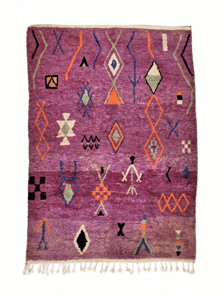 Берберский ковёр из овечьей шерсти Boujaad 250х168 см