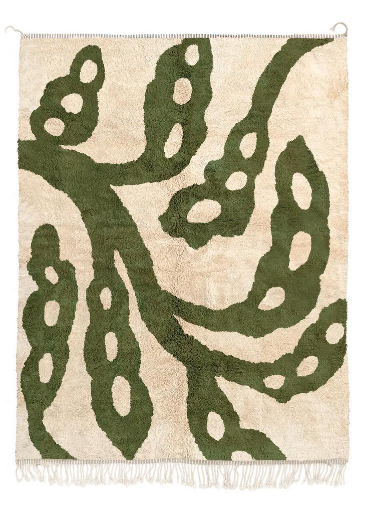 Берберский ковёр Beni Mrirt "Plants n.1"