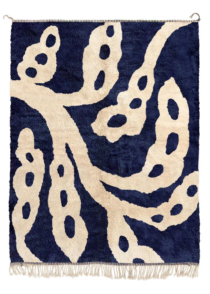 Берберский ковёр Beni Mrirt "Plants n.2"