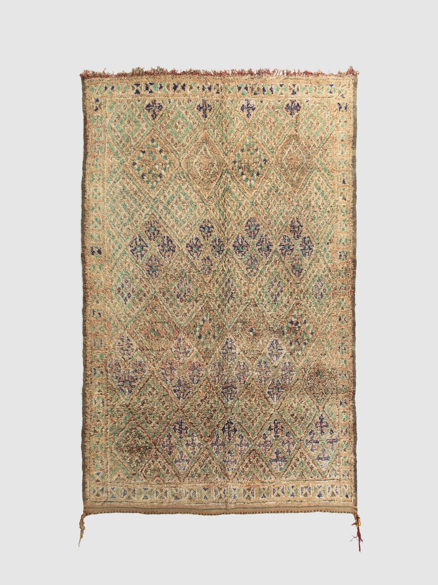 Винтажный марокканский ковёр Beni Mguild 326х200 см