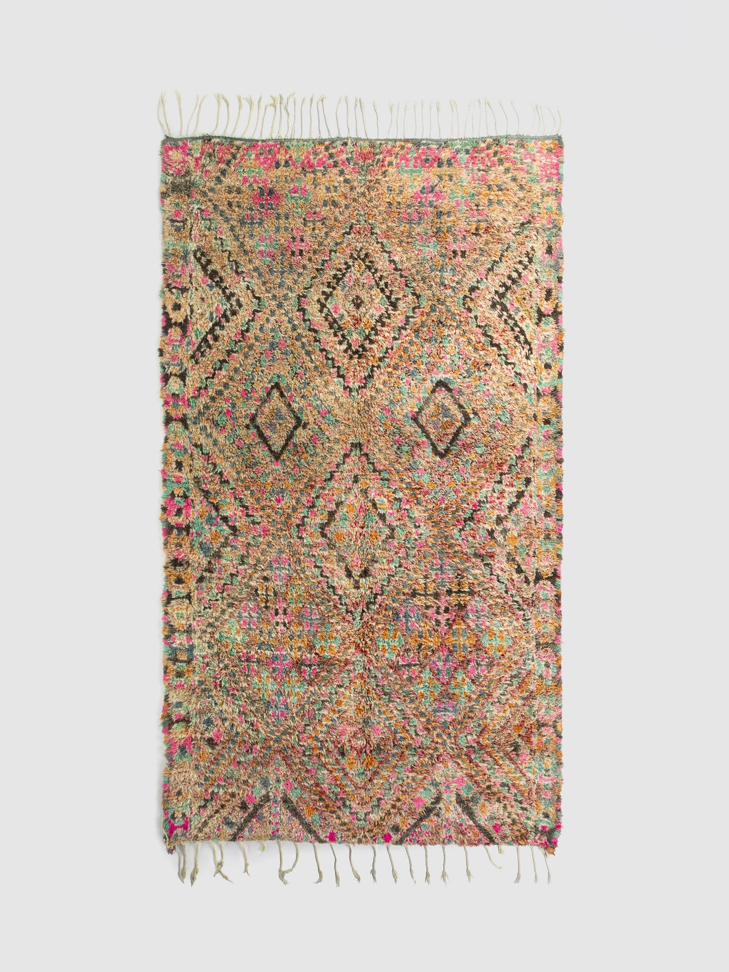 Винтажный марокканский ковёр Beni Mguild 379х222 см