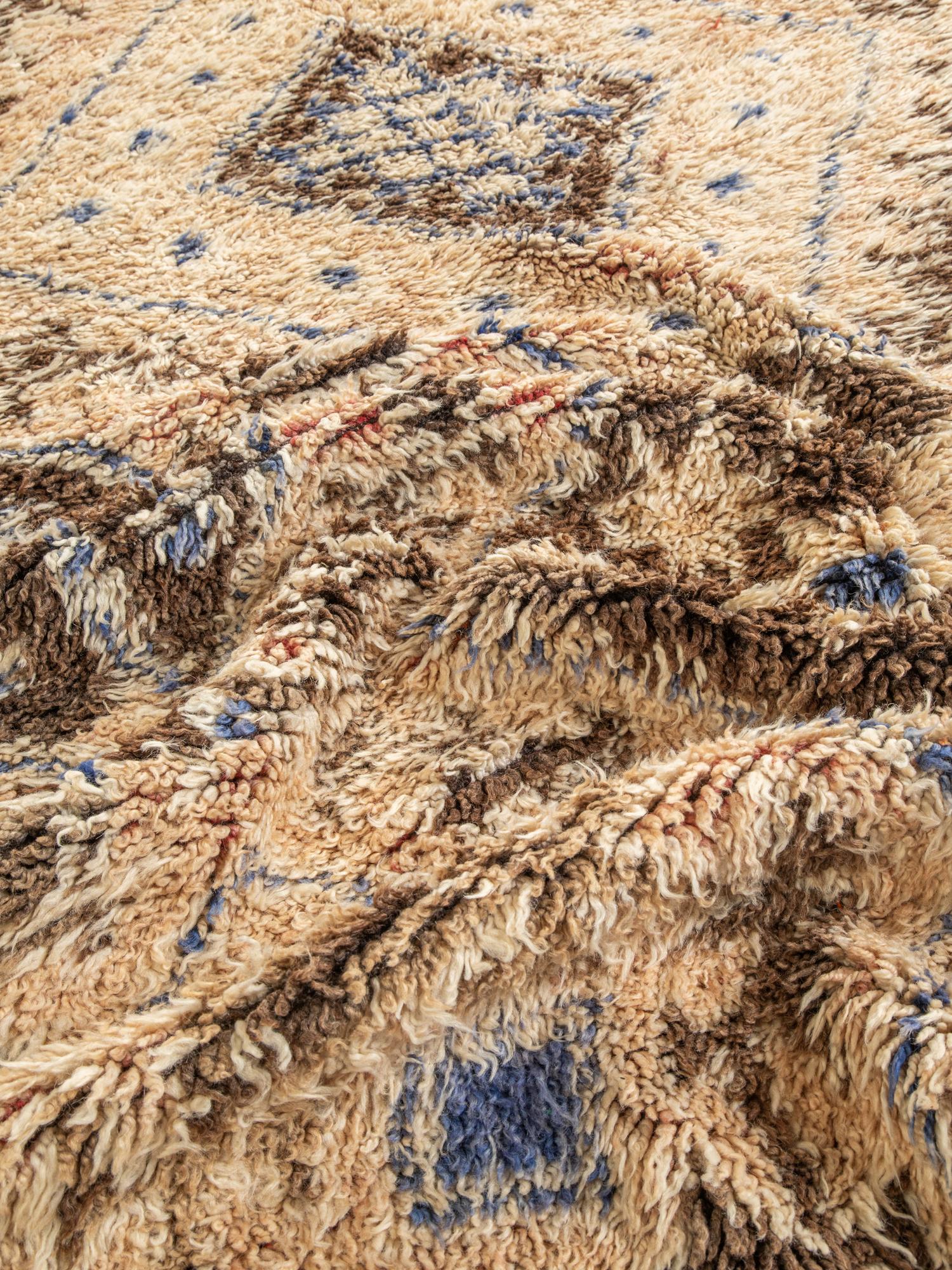 Винтажный марокканский ковёр Beni Mguild 327х190 см