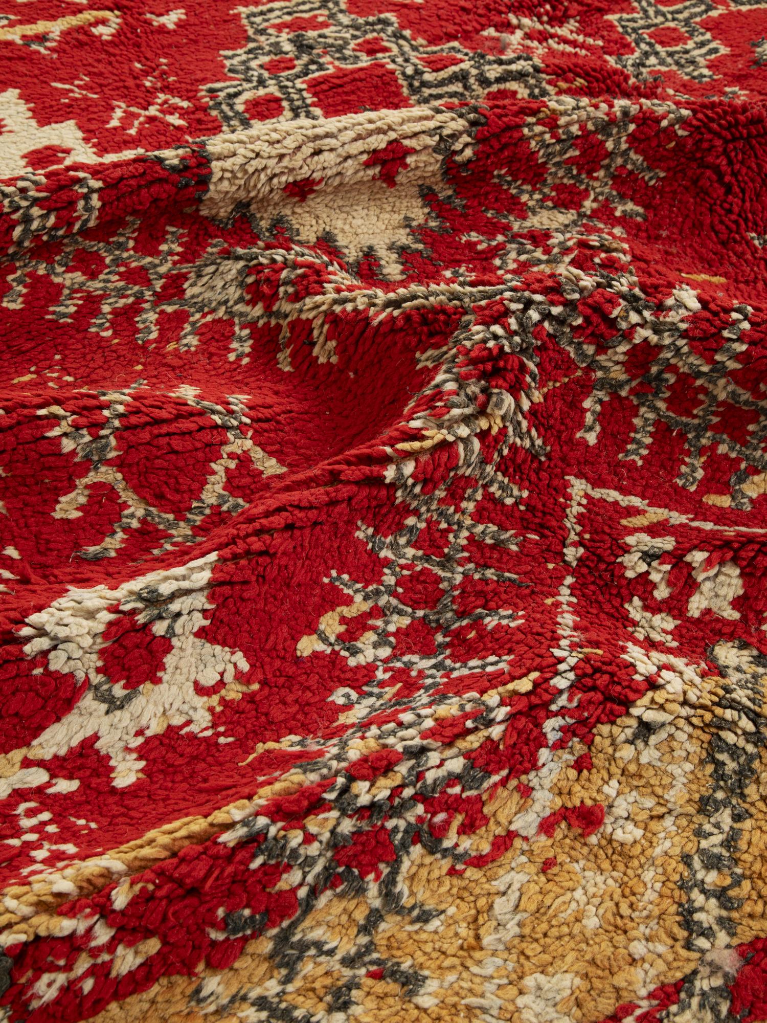 Винтажный марокканский ковёр Beni Mguild 310х166 см