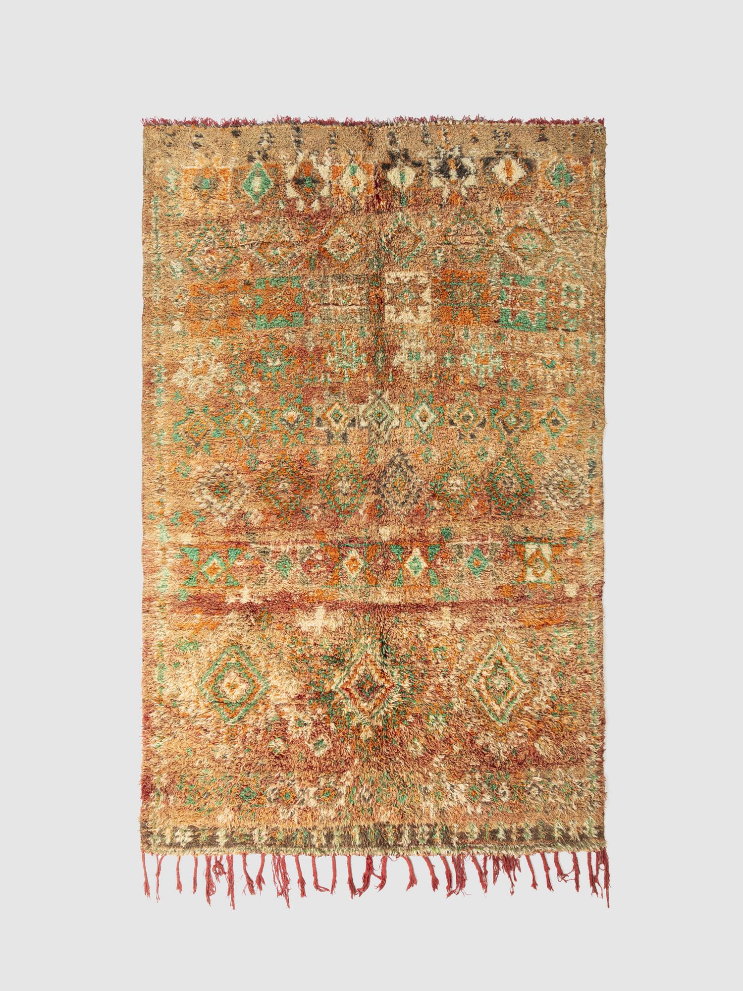 Винтажный марокканский ковёр Beni Mguild 300х180 см