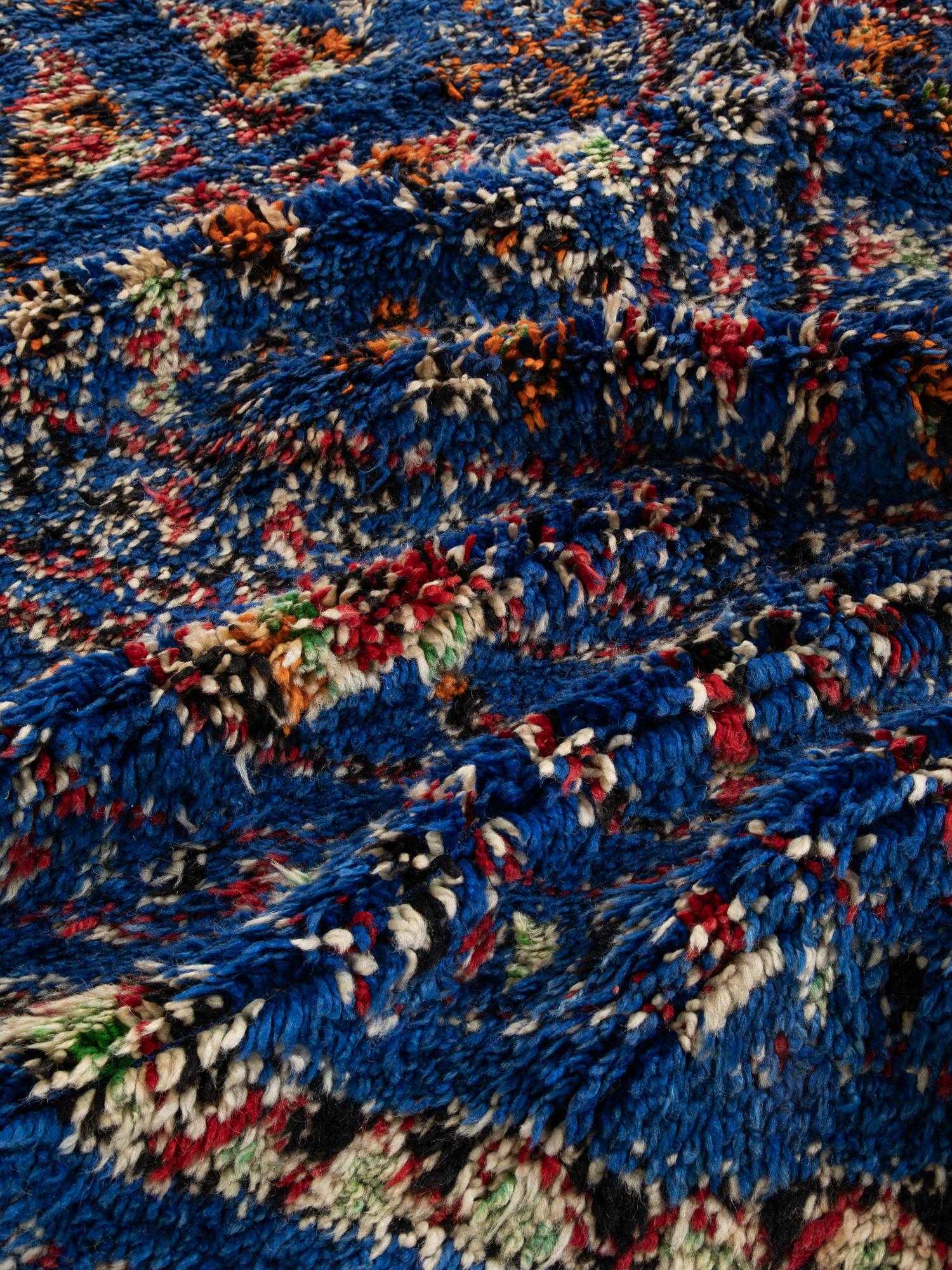 Винтажный марокканский ковёр Beni Sadle 384х220 см