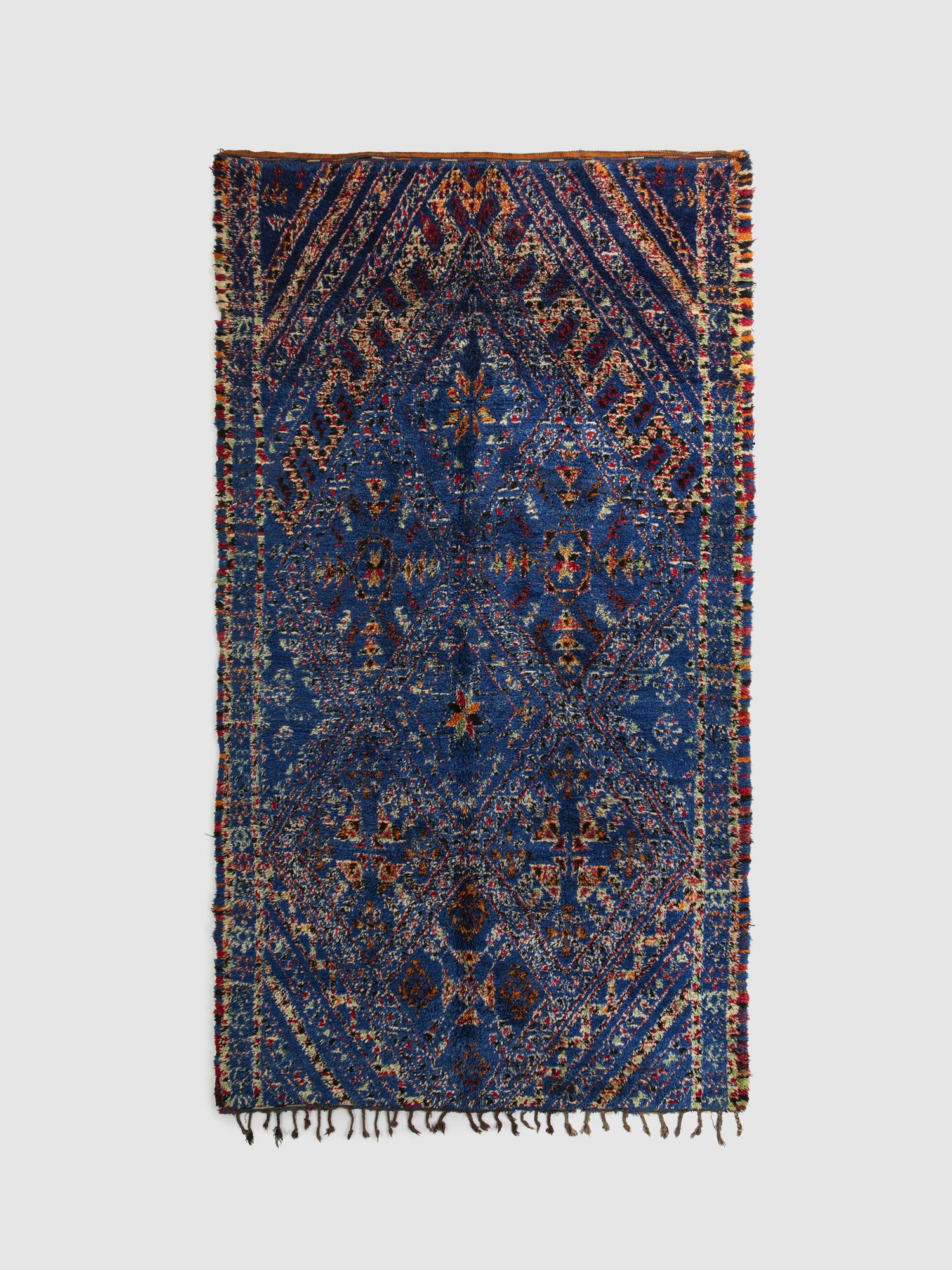 Винтажный марокканский ковёр Beni Sadle 384х220 см