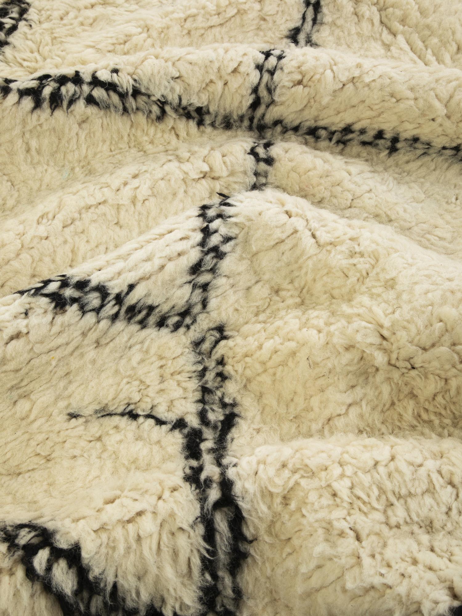 Винтажный марокканский ковёр Beni Ourain 320x215 см