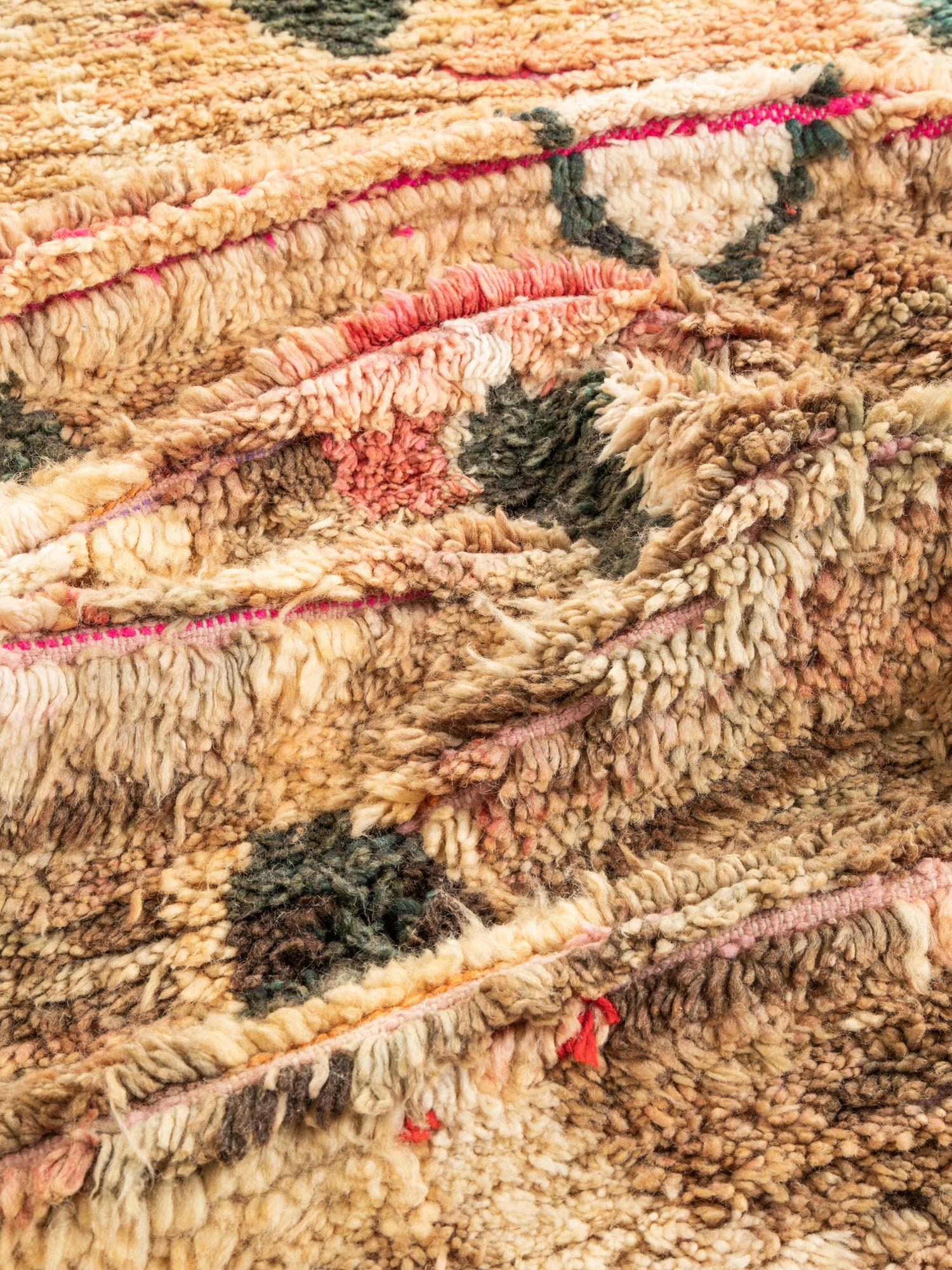 Берберский ковёр из овечьей шерсти Boujaad 300х188 см