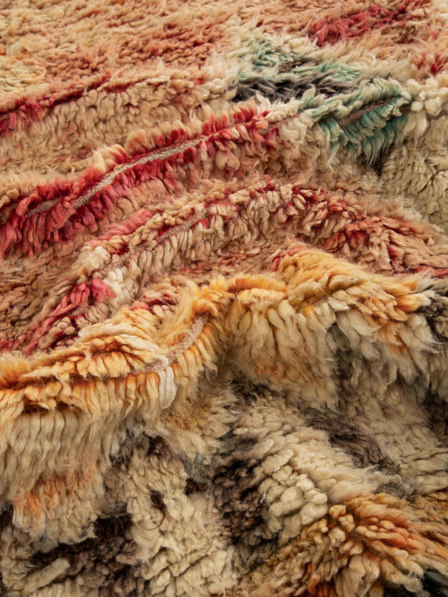 Берберский ковёр из овечьей шерсти Boujaad 303х206 см