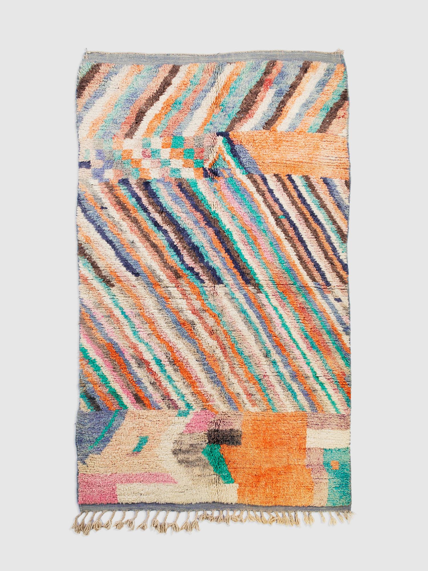 Берберский ковёр из овечьей шерсти Boujaad 269х150 см