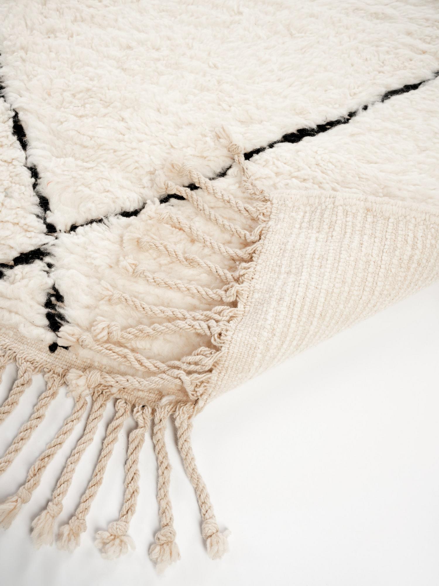 Большой марокканский ковёр Beni Ourain 350x250 см