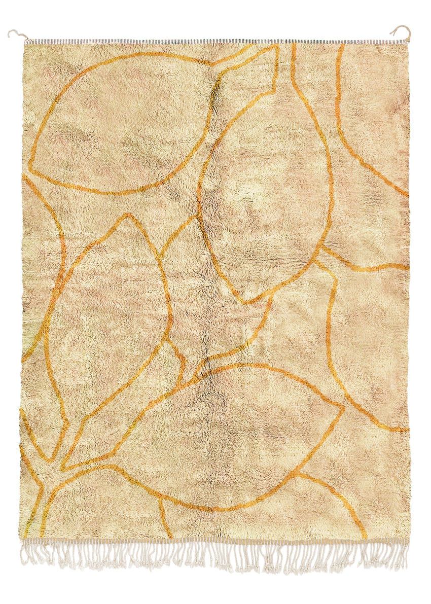 Берберский ковёр Beni Mrirt "Lemons n.1"